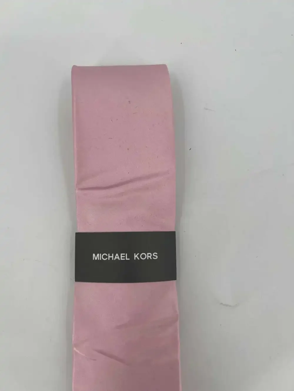KORS Michael Kors Pink Silk Tie | OS Regular Formal Accessory